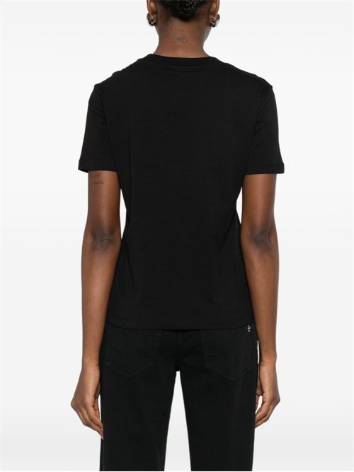 T-shirt donna maniche corte con stampa Versace jeans Couture | 80HAHE02CJ00EG89